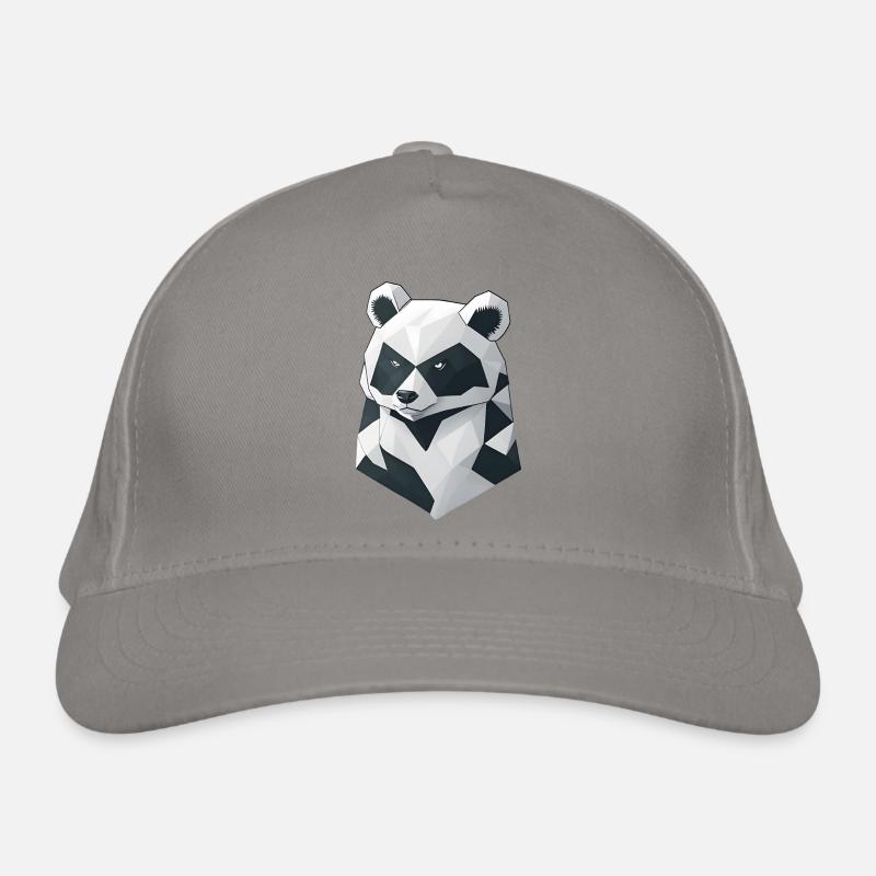 Minimalistic Panda Organic Baseball Cap