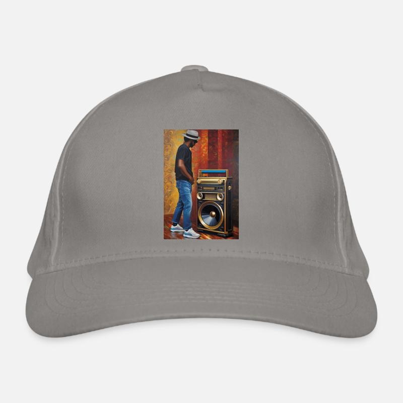 Old School Ghettoblaster Bio-Baseballkappe