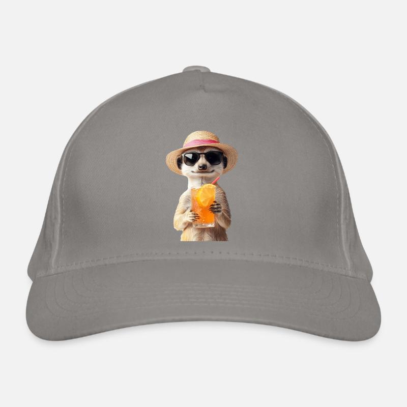 Erdmännchen Bio-Baseballkappe