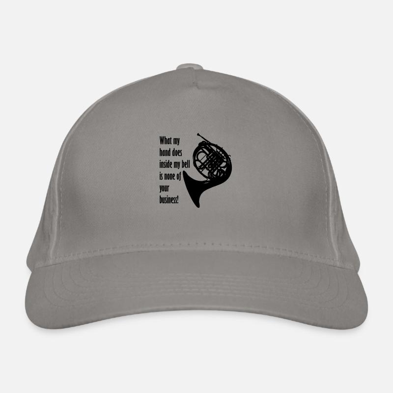 What my hand does inside my bell. Casquette classique bio