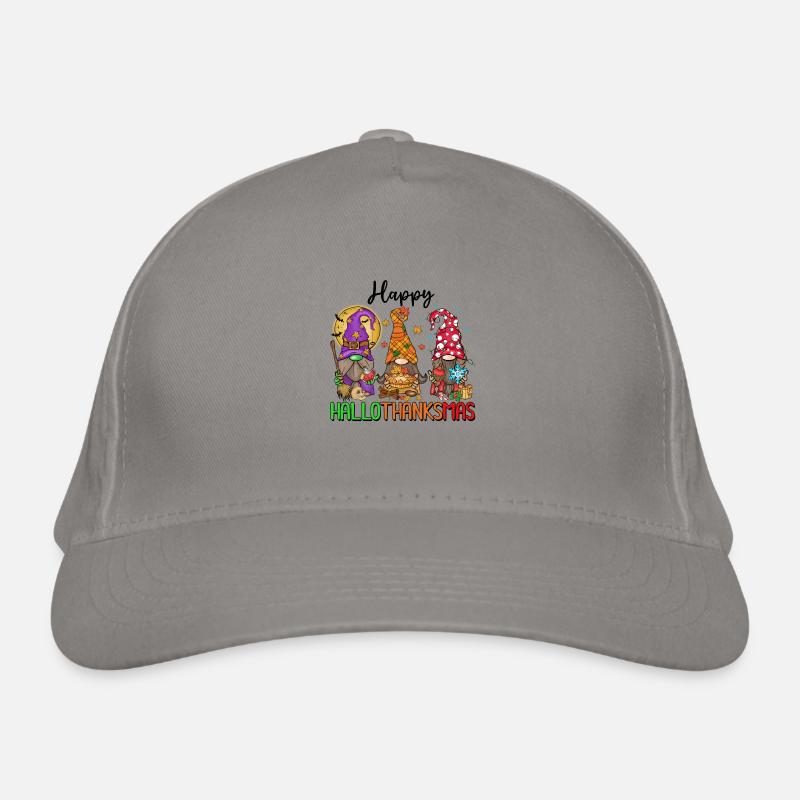 Happy Hallothanksmas Casquette classique bio