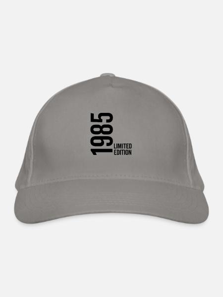 1985 Limited Edition - Bio-Baseballkappe - Hellgrau
