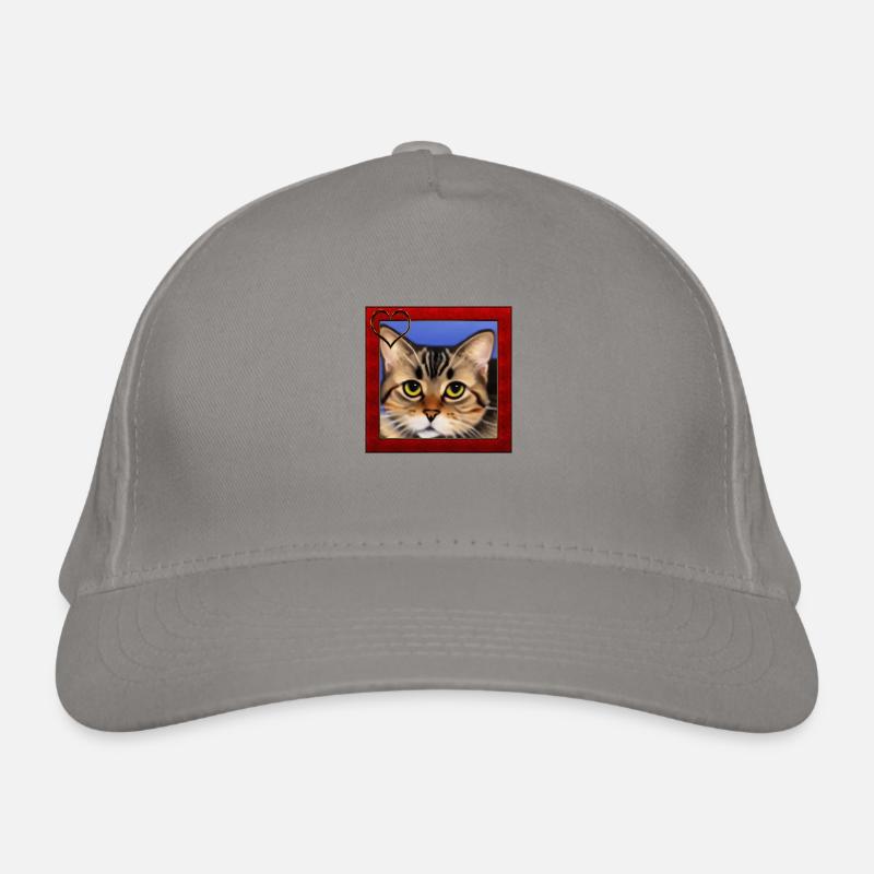 Portrait de chat 8 Casquette classique bio