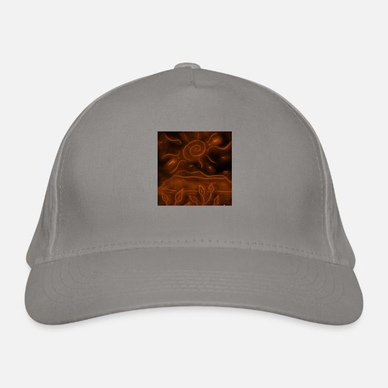 ORANGE NIGHT LANDSCAPE Organic Baseball Cap