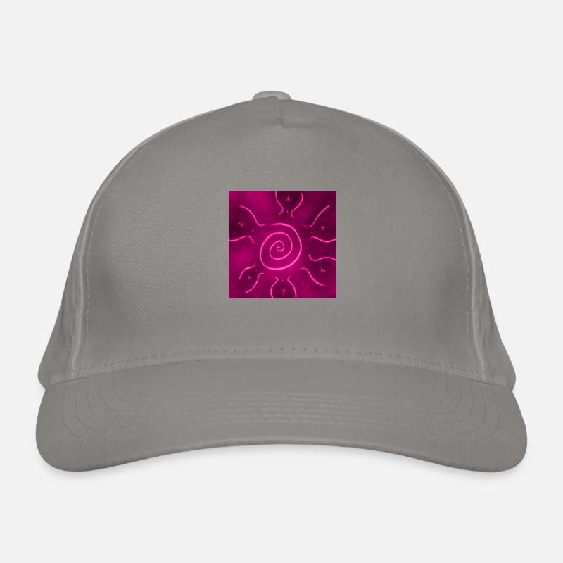 SOLEIL ROSE - Casquette classique bio - gris clair