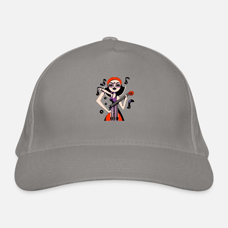 Musik Mädchen Bio-Baseballkappe