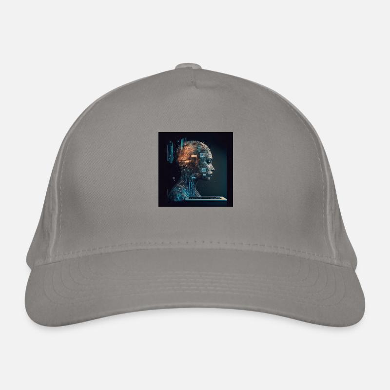 AI robot Organic Baseball Cap