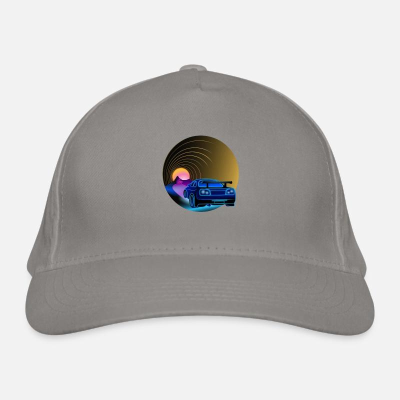 R34 - Rétro - Synthwave - Style Casquette classique bio