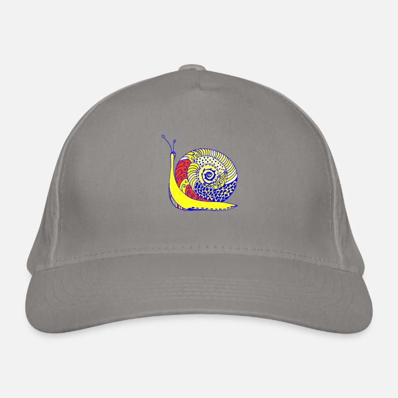 Schnecke Bio-Baseballkappe