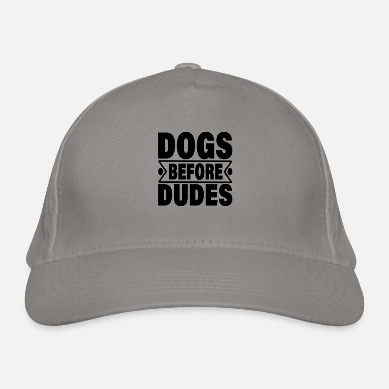 Dogs before Dudes Bio-Baseballkappe