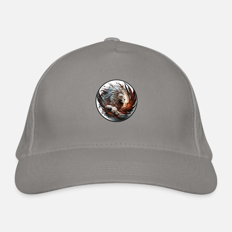 Fire Lion Organic Baseball Cap
