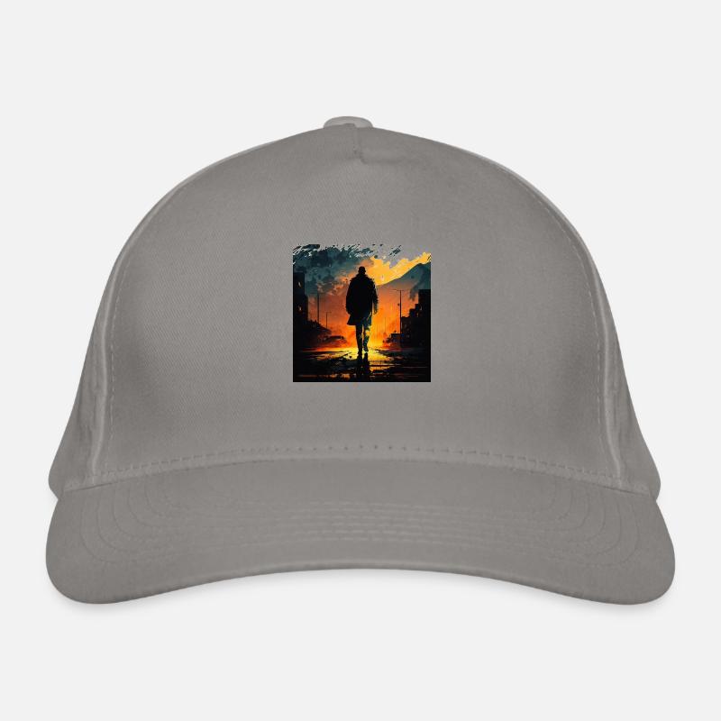 Urban Sunset Wanderer Bio-Baseballkappe