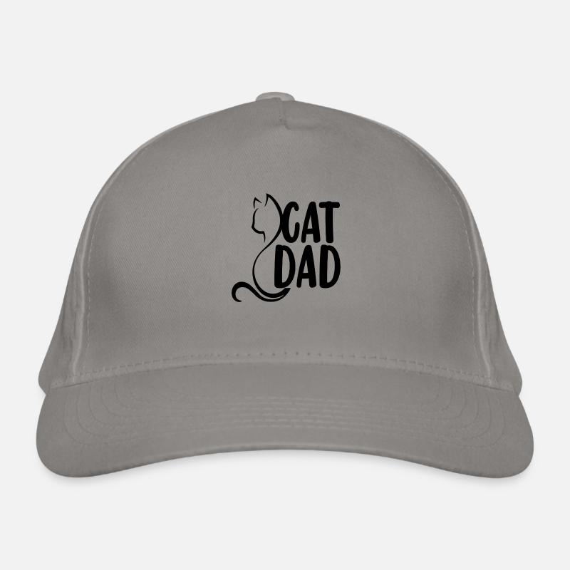 Cat Dad Organic Baseball Cap