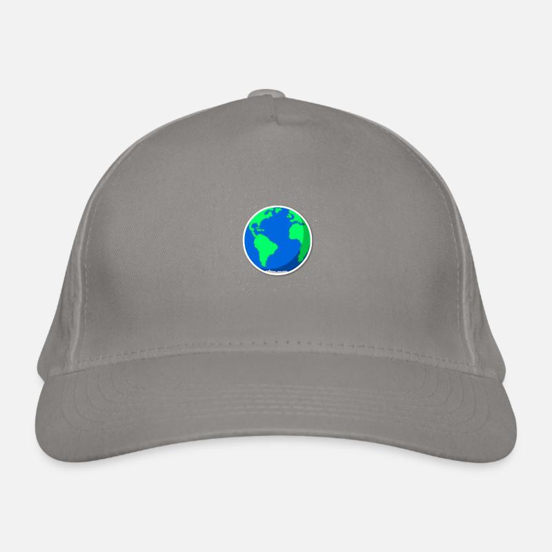 Planet Erde Bio-Baseballkappe