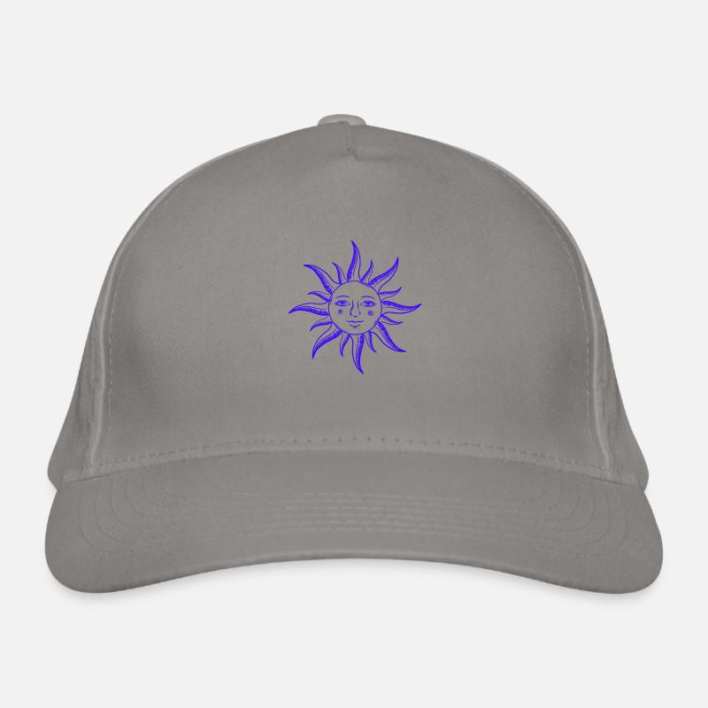 sun face sacred geometry yoga gift idea Organic Baseball Cap