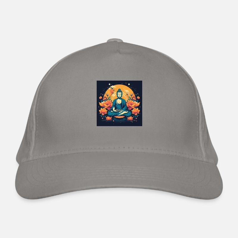 Buddha Artwork Organic Baseball Cap