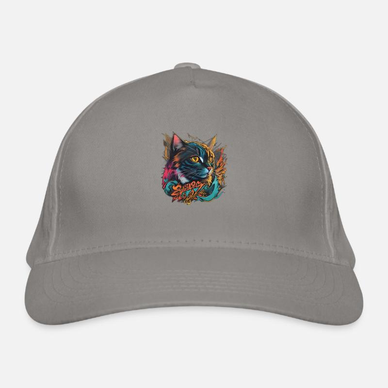 Beau design de chat Casquette classique bio