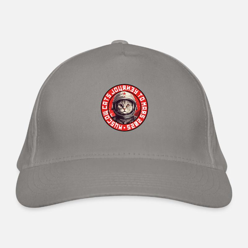 Logo du chat astronaute - soviétique Casquette classique bio