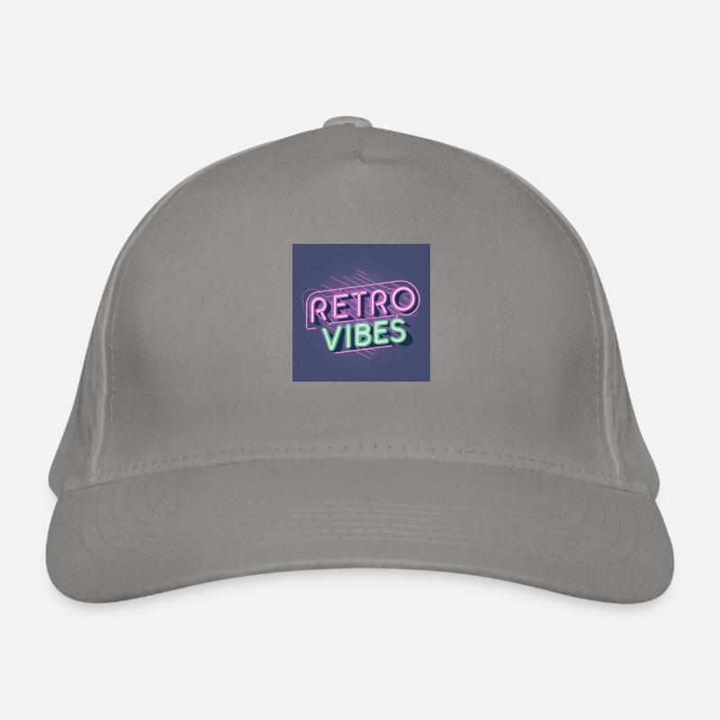 Retro Vibes Organic Baseball Cap