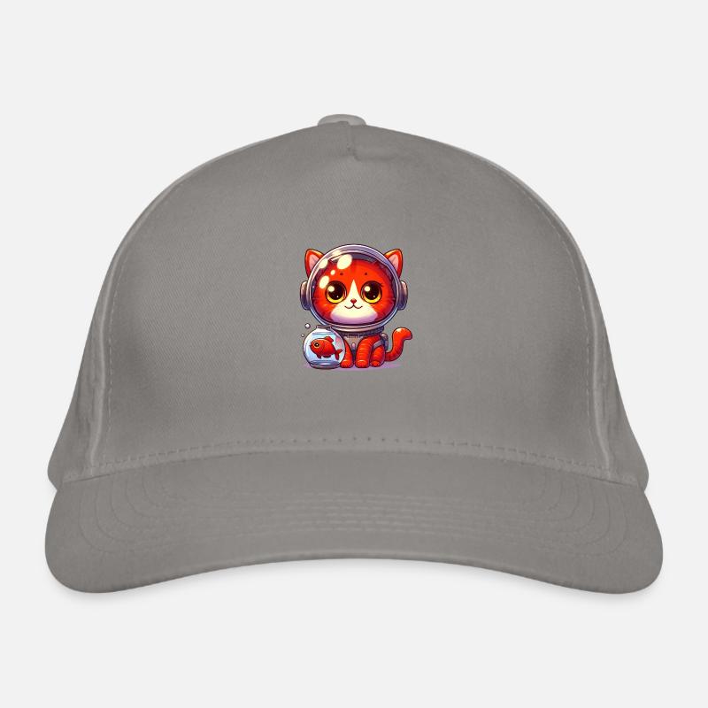 Die Astronauten Katze Bio-Baseballkappe