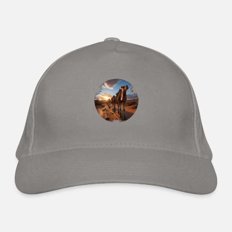 Slowly, step by step, the caravan moves Organic Baseball Cap
