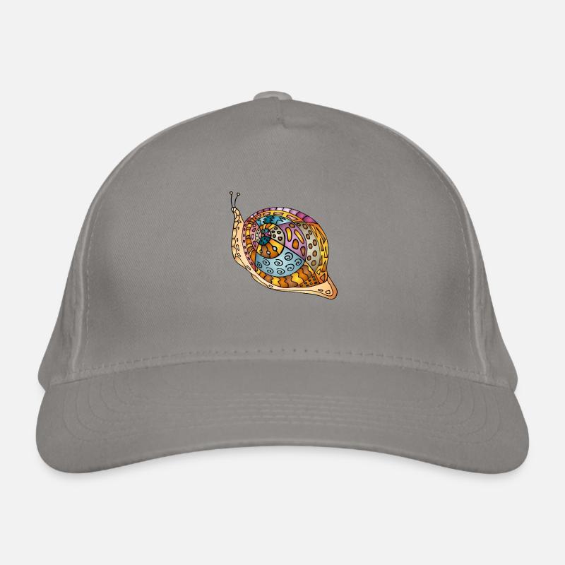 Snail Organic Baseball Cap