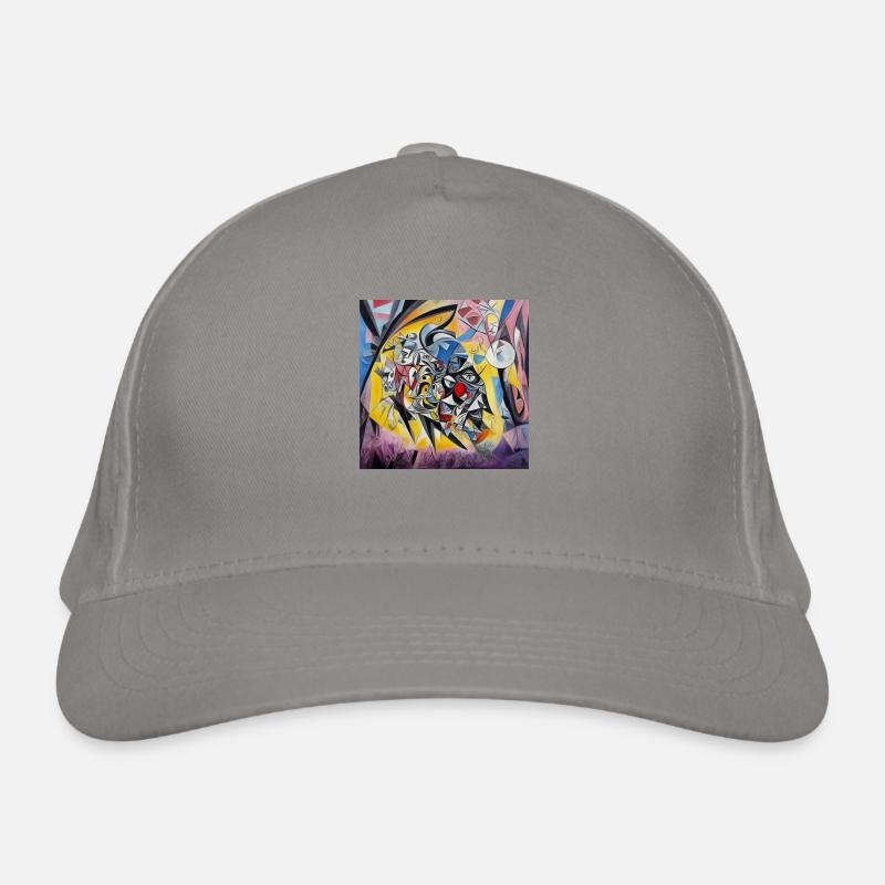 abstract surreal design, directly from the artist Organic Baseball Cap