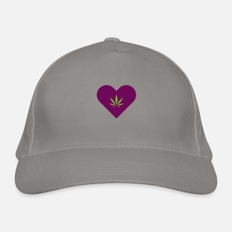 420 love Bio-Baseballkappe