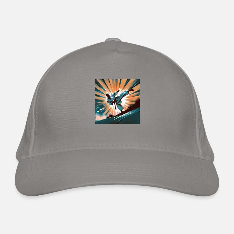Yoko Geri. Karaté. Casquette classique bio
