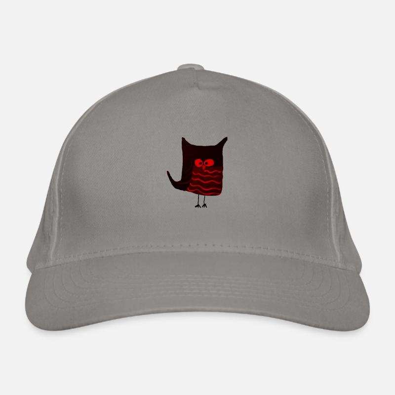 Eulalia Black Red Organic Baseball Cap