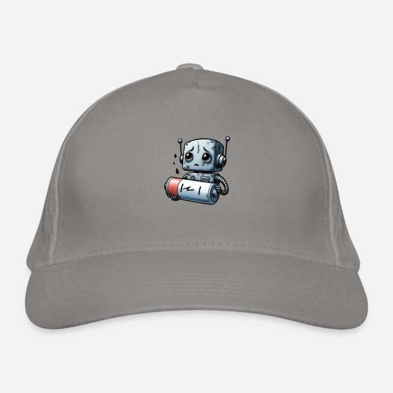 Robo-Sadness Low battery, low morale Organic Baseball Cap