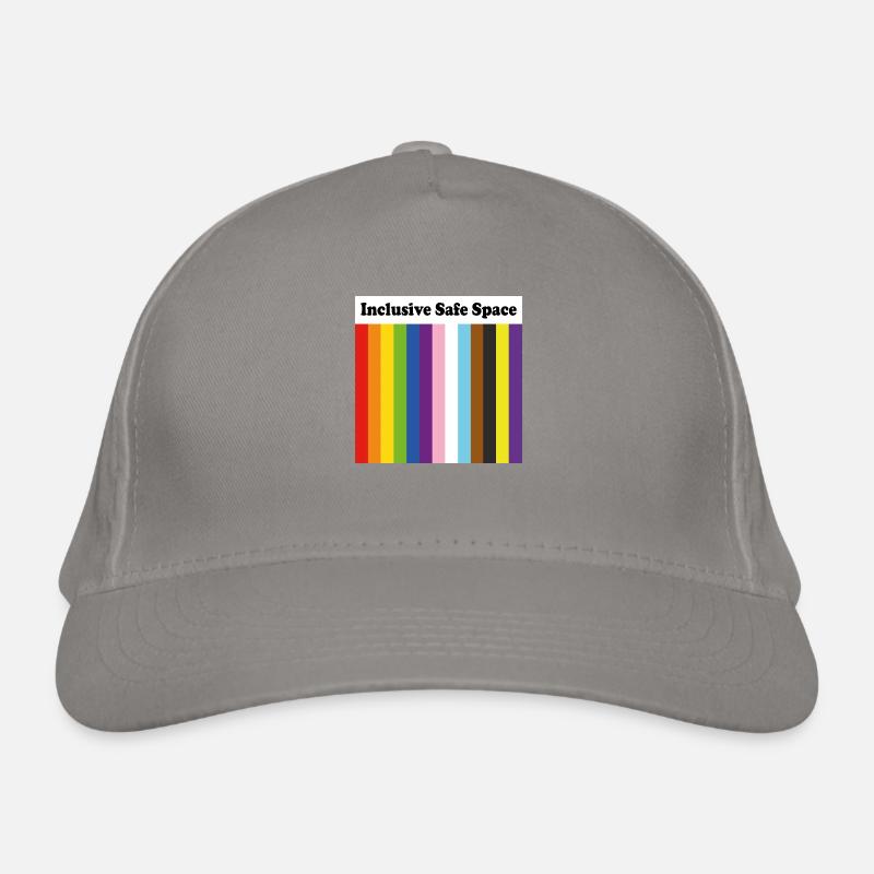 Inclusive Safe Space LGBTQ Pride Organic Baseball Cap