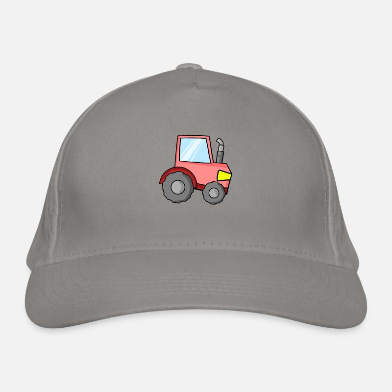 Traktor für Kinder Bio-Baseballkappe