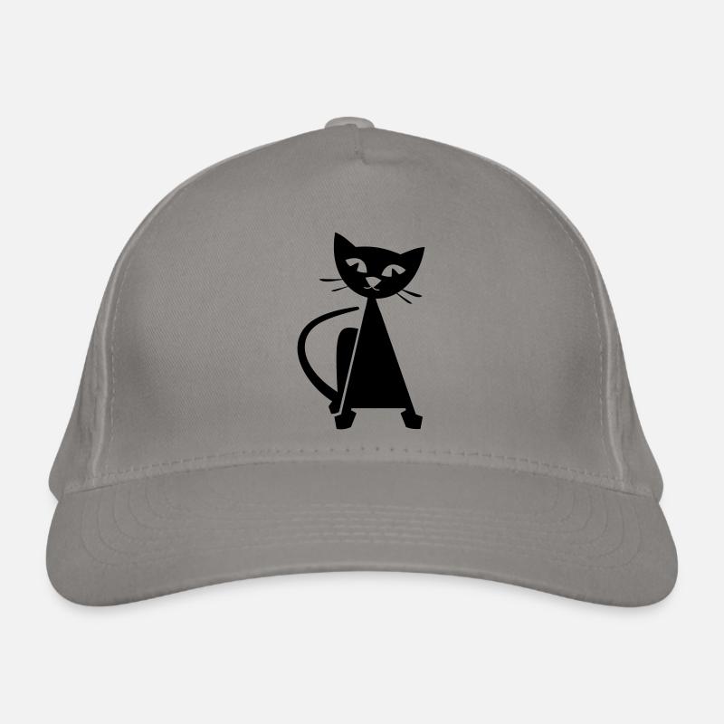 Katze Bio-Baseballkappe