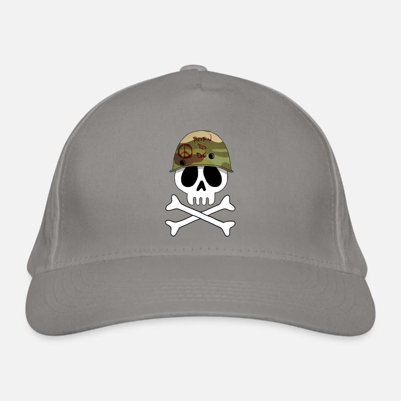 Crâne de militaire Casquette classique bio