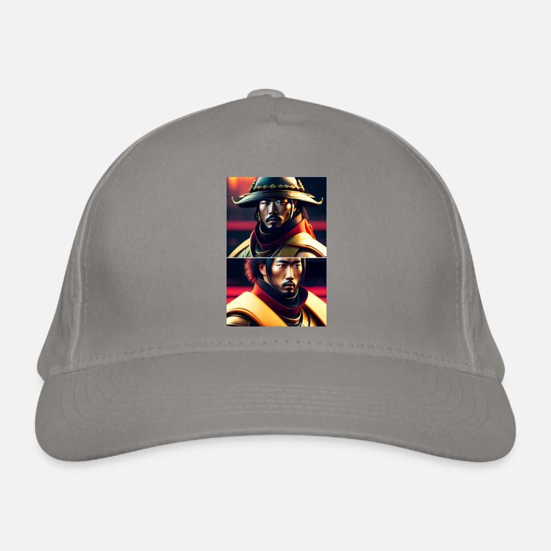 Futuristic Samurai Organic Baseball Cap