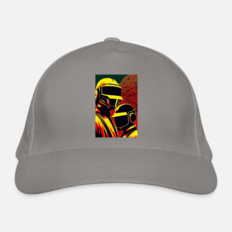dans le style d’une gravure sur bois 2 - Casquette classique bio - gris clair
