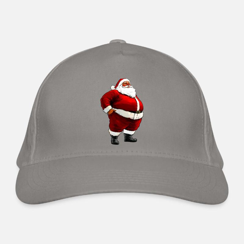 Dicker Weihnachtsmann Bio-Baseballkappe