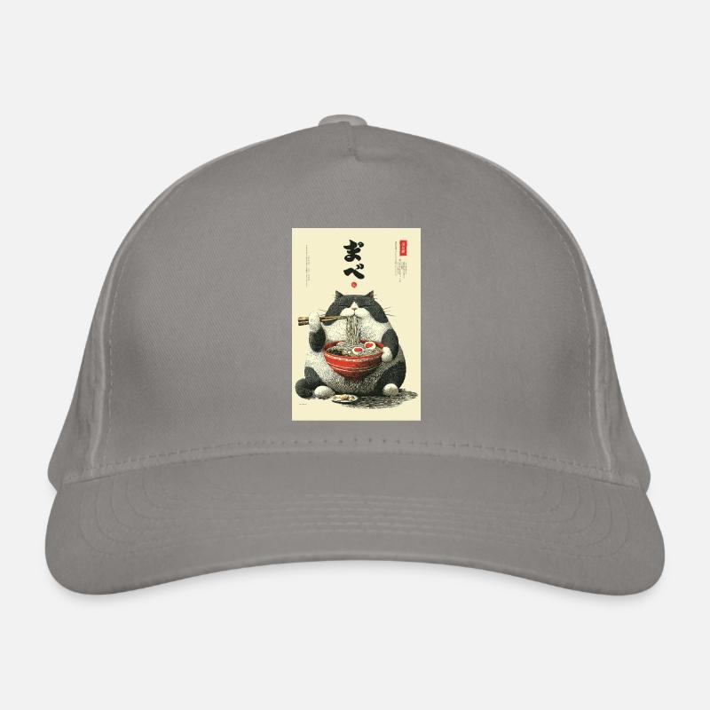Ramen Cat Feast Organic Baseball Cap