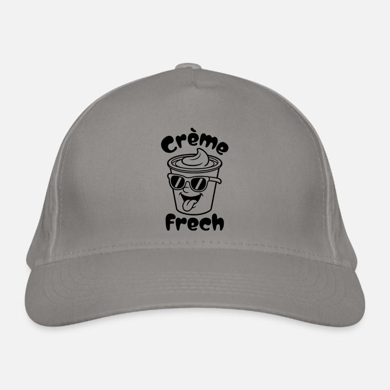 Crème Frech Bio-Baseballkappe