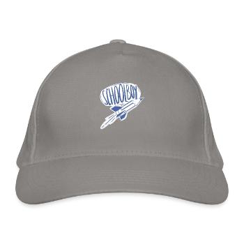 Schoolboy / School / Pencil / erster Schultag - Bio-Baseballkappe - Hellgrau - Vorne