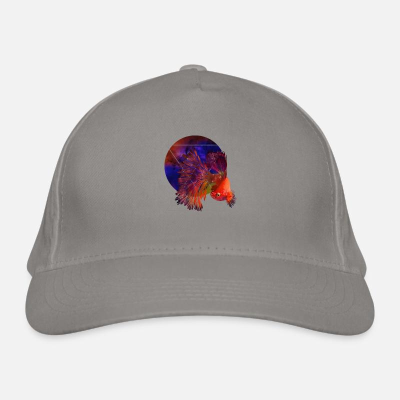 Weltraumfisch Bio-Baseballkappe
