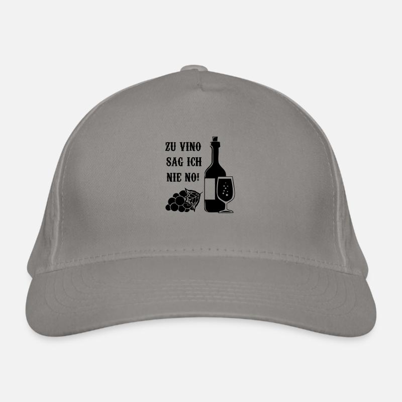 I never say no to Vino! Organic Baseball Cap