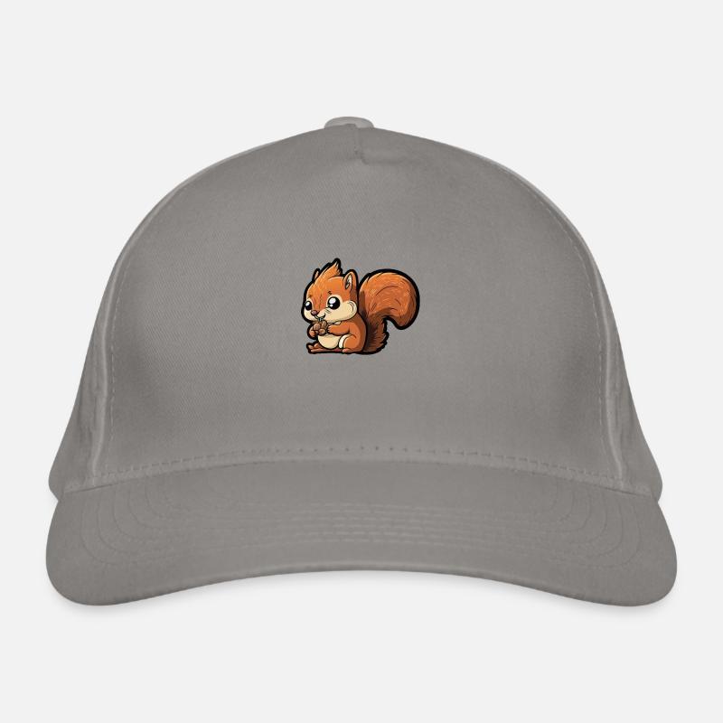 cute squirrel Organic Baseball Cap