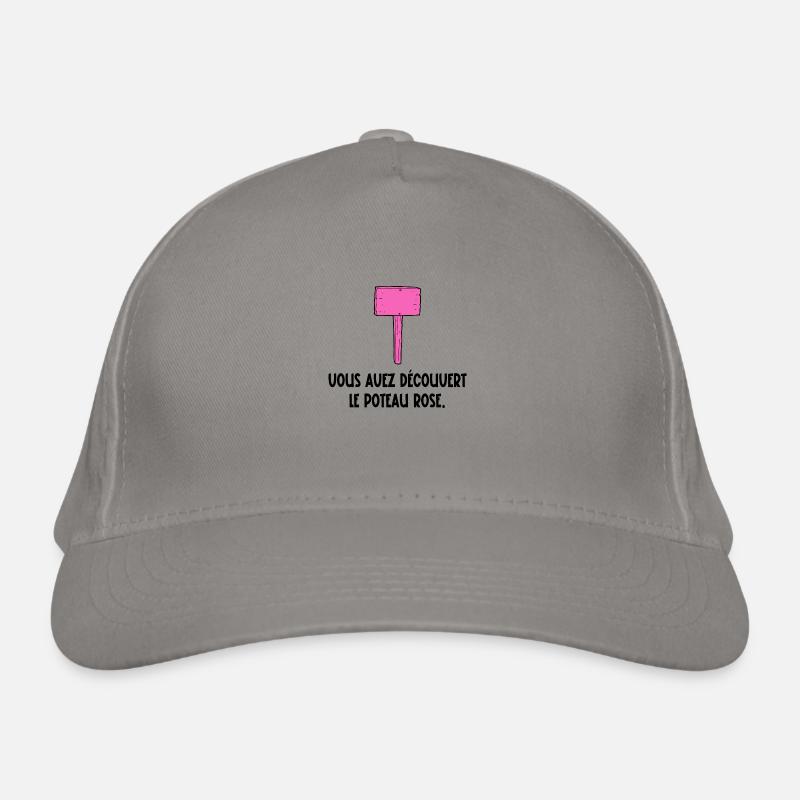 vous avez découvert le poteau rose Casquette classique bio
