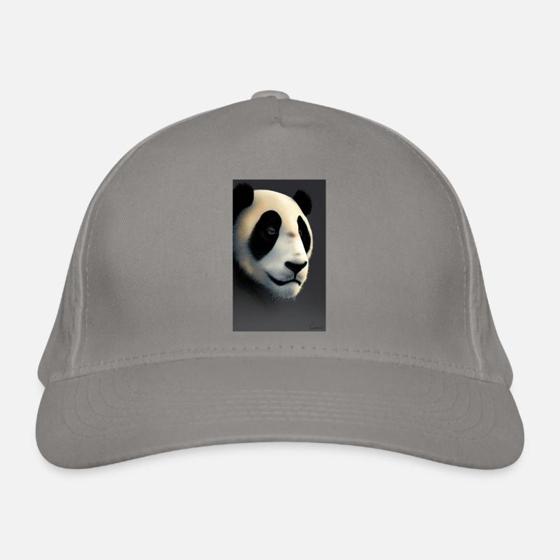Panda cool portrait dessin gros plan cool Casquette classique bio