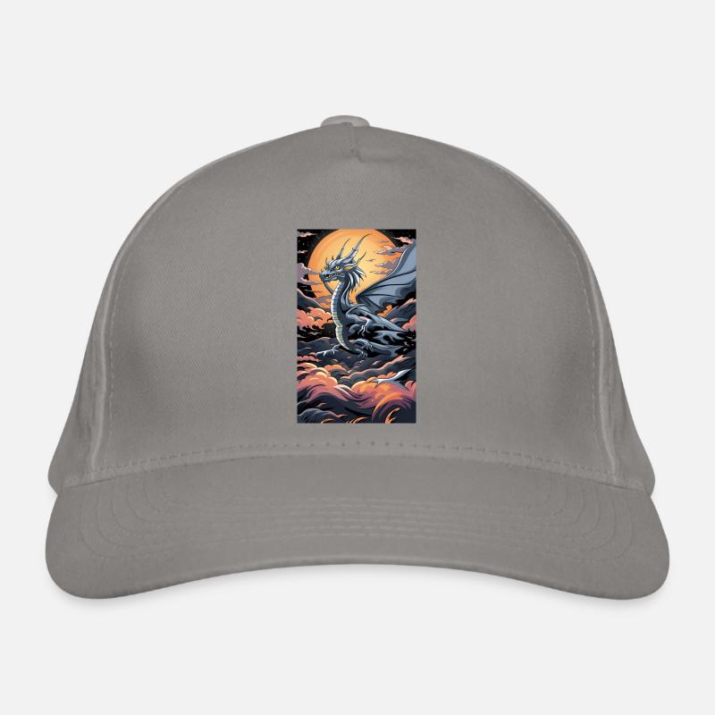 Moonlight Soaring:Otherworldly Beast Organic Baseball Cap