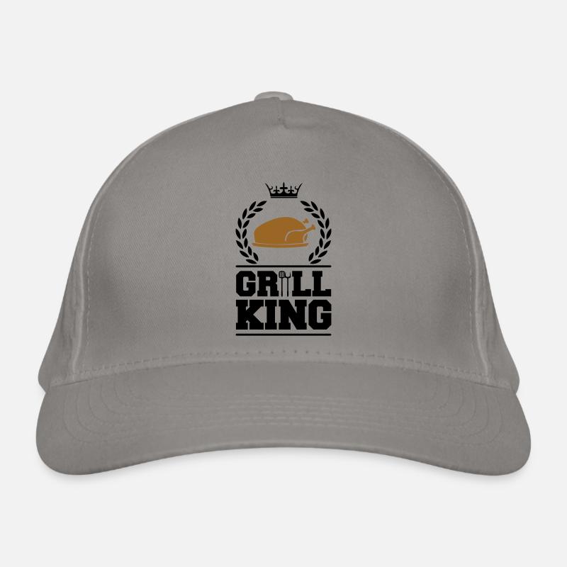 Grill King Chicken Organic Baseball Cap