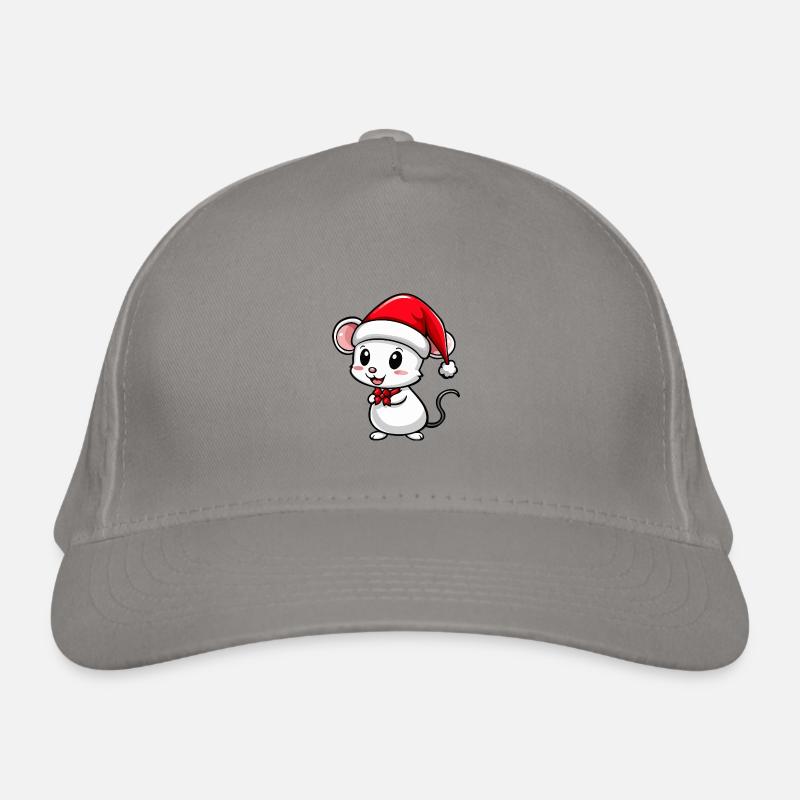 Mouse Christmas Cute Organic Baseball Cap