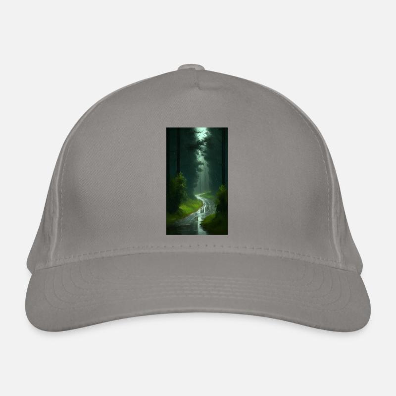 Peaceful forest Organic Baseball Cap